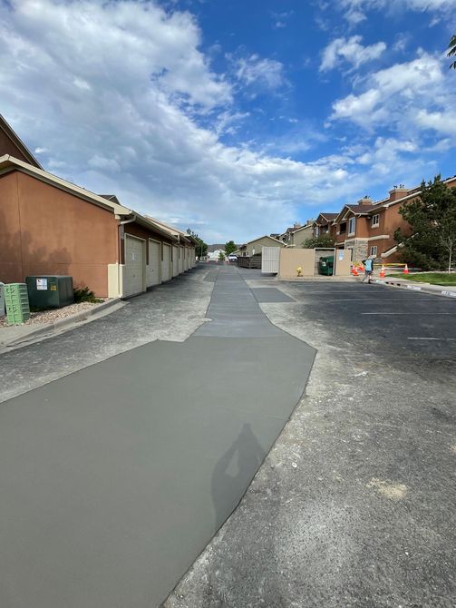 Commercial concrete and asphalt work in Denver, Colorado