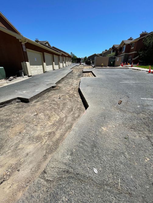 Commercial concrete and asphalt work in Parker, Colorado