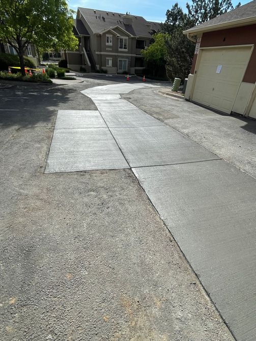 Commercial concrete and asphalt work in Longmont, Colorado